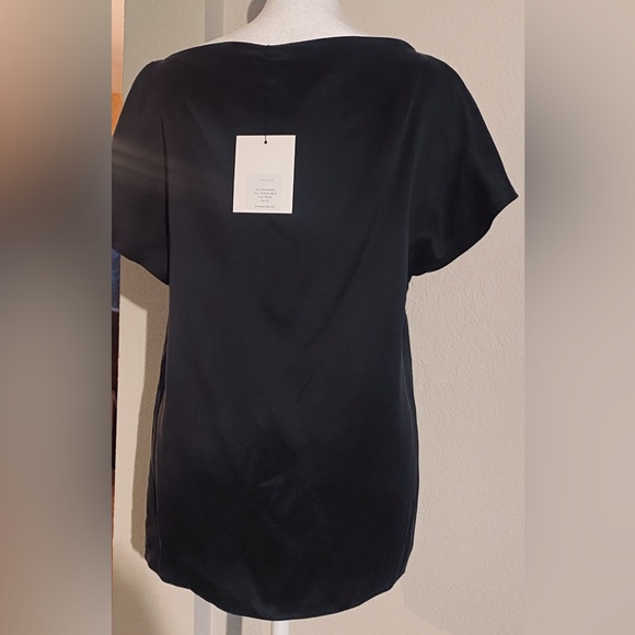 J’Amy Tarr silk boatneck Roberta shell NWT - Picture 3 of 3